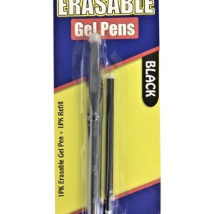 St. 1 Erasable Gel Pen With 1 Refill Black — wholesale bulk supply from JMD All Star