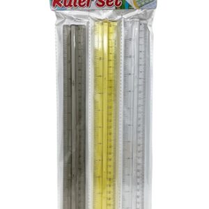 St Plastic Ruler Color 3Ct — wholesale bulk supply from JMD All Star