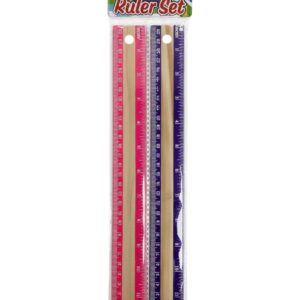 St.wooden Ruler Setpink Purple 2Pk — wholesale bulk supply from JMD All Star