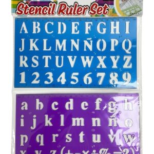 St Stencil Ruler Set 2Ct — wholesale bulk supply from JMD All Star