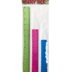 St. Plastic Ruler Set 3 Size — wholesale bulk supply from JMD All Star