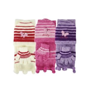 KIDS HAT GLOVES SCARF SET (24)