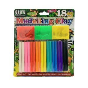 St Modeling Clay W 3 Stencil 18Pcs — wholesale bulk supply from JMD All Star
