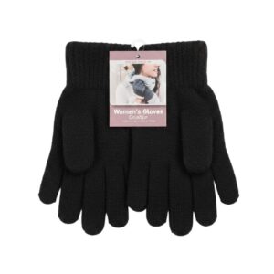 GLOVES LADIES CHENILLE AST (72)