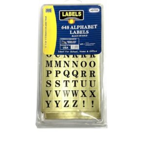 St.alphabet Labels 12Shts — wholesale bulk supply from JMD All Star