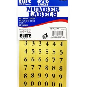 Label 648Ct Alphabet 576 Labels — wholesale bulk supply from JMD All Star