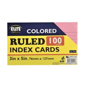 Index Card 3X5 Ruled Color — wholesale bulk supply from JMD All Star