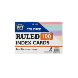 Index Card 4X6 Ruled Color — wholesale bulk supply from JMD All Star