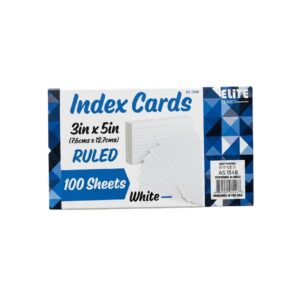 White Index Card 3X5" — wholesale bulk supply from JMD All Star