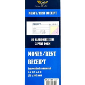 RENT RECEIPT 71X21 5MM(48)