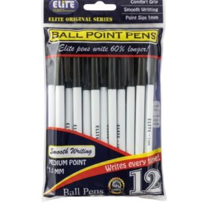ST BALL PEN POLO BLACK 12CT(48)