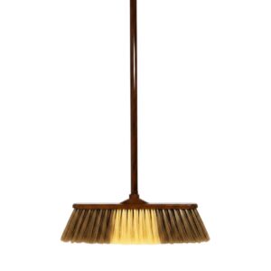 BROOM JUMBO WOODEN LOOK 9cm X 31cm W 120 CM AST(24)