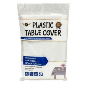 PL TABLE COVER OFF WHITE(48)