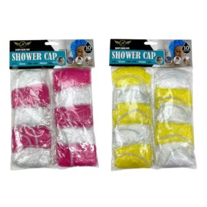SHOWER CAP 10P MULTI (36)