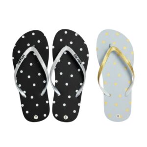 FLIP FLOPS WOMENS PINK STRIPES 6-11 AST (48)
