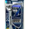 RAZOR PLATINUM 6 BLADE MEN 2CT (24)