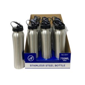 SS BOTTLE SIPPER SINGLE PLY 25OZ(24)