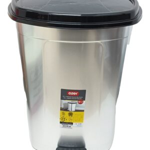 DUSTBIN WITH PEDAL METALLIC 50LTR (4)