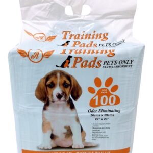 PUPPY TRAINING PADS 22X22'' 100CT (4)