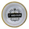 GOLDRIM PLATE 7"10CT(12)