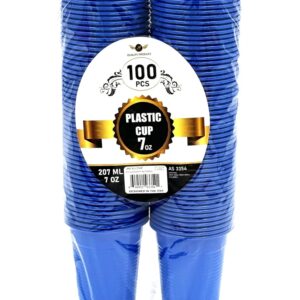 PL CUPS 7 OZ BLUE 100CT (20)