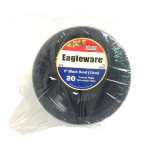 PL 5" 20 BLACK BOWL(36)