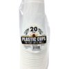 PL CUP WHITE 16oz 20CT (24)