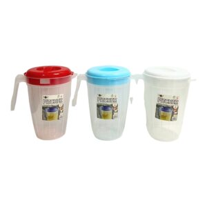PL JUG W/LID ASST 2L (36)