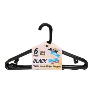 PL HANGERS BLACK 6PK (36)