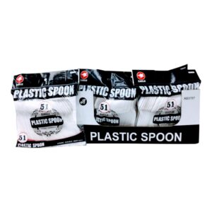 WHITE SPOONS 51 PCS (48)