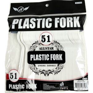 WHITE FORKS 51 PCS (48)