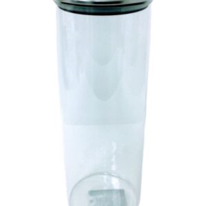 GL JAR TEMPERED W/STEEL LID 27.7CM(12)