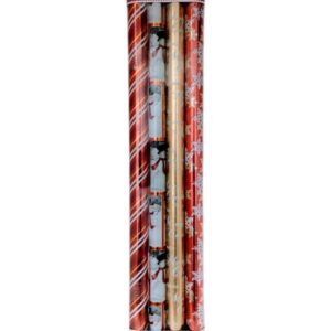 XMAS GIFT WRAP FOIL 75 SQ FT 30"3PK (16)