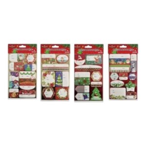 XMAS STICKER, 3 SHEETS (96)
