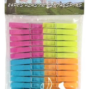 PLASTIC CLOTH PIN 24PC(48)