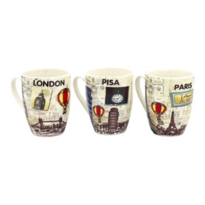 MUG LONDON,PISA,PARIS TRAVEL AST (36)