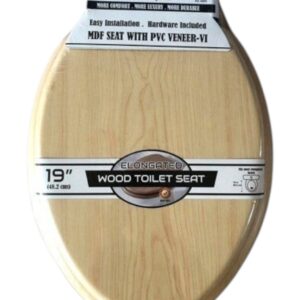 MDF ELONGATE TOILET SEAT WITH PVC Veneer VI 19Inc(4)