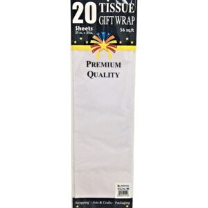 WHITE Tissue Paper (72)