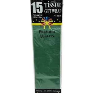 DARK GREEN Tissue Paper (72)