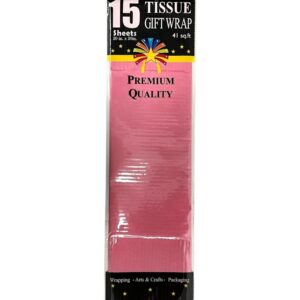 Gift Tissue Paper Light Pink 15 Ct — wholesale bulk supply from JMD All Star