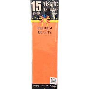 GIFT TISSUE ORANGE 15CT(72)
