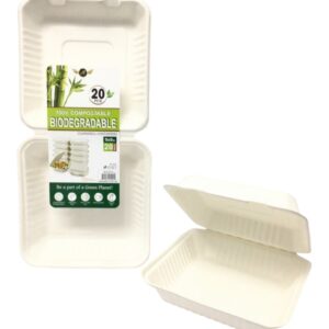 BIO CLAMSHELL 9x9'' 20CT (12)