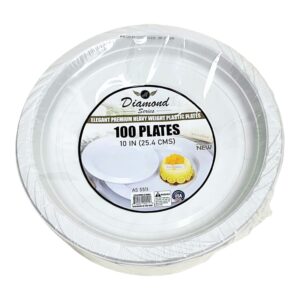 PL PLATES 10" WHITE 100CT(4)