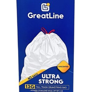 TRASH BAG WHITE 13G 40 BAGS (5)