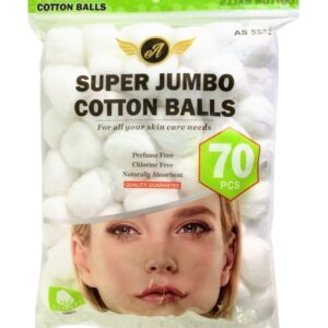 COTTON BALLS SUPER JUMBO 70CT (48)