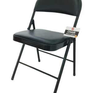 CHAIR BLACK &BLK PAD (6)