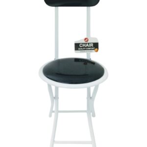 FOLDING FANCY CHAIR BLACK (6)