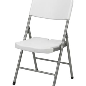 CHAIR FOLDING WHITE 18X20X35"(4)