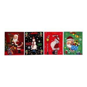 XMS GIFTBAG GLITTER L 32*26*12 (96)