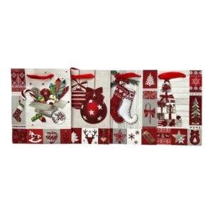 XMAS GIFTBAG M 23*18*10 (144)